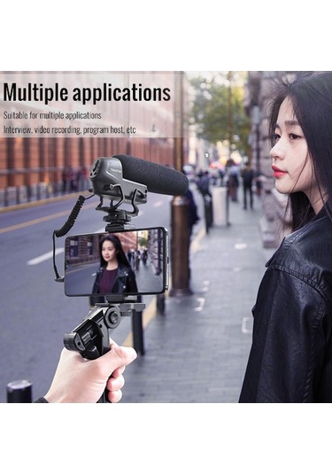 Didadodo Φ10mm Condenser Super-cardioid Mikrofon, 50hz-16khz Frekans, -25db Sensite, 1.5v Aa Pil İle Çalışır Pil Hariç, Yüksek Kalite Ses İzleme,