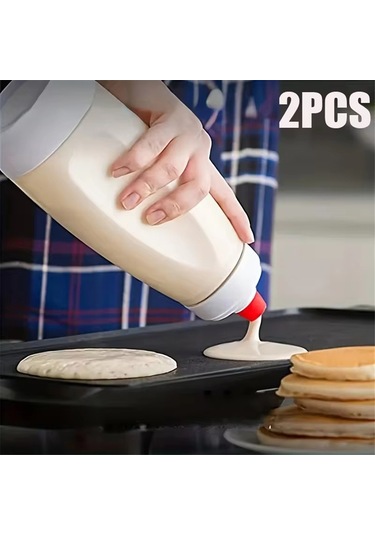 Krep Hamuru Şişe Karıştırıcısı Karıştırma Topu İle Donatılmıştır Beyaz