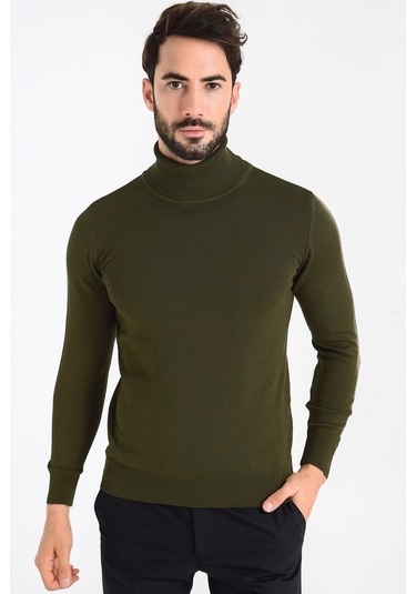 Heyss Balıkçı Yaka Erkek Triko Kazak