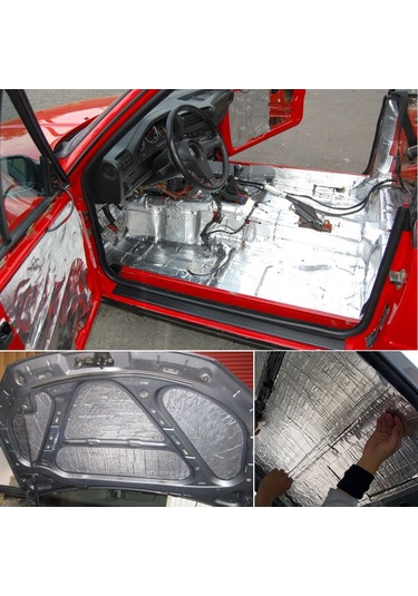 Vkemall 10mm Araç Isı Ve Ses Yalıtım Matı 1000x1000mm - Isı Yalıtımı, Ses Emme, Sıcak/soğuk Koruması - Kaporta, Tavan, Bagaj Uygun