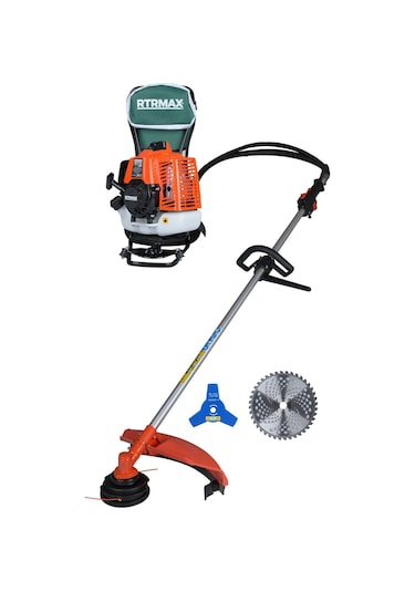 RTRMAX RTM9640 Benzinli Sırt Tipi Tırpan 63Cc 3.0Hp (Tırpan Bıçağı,Misina Başlığı,Tırpan Testeresi Hediye)