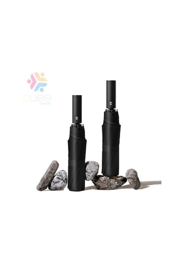 12 Telli Otomatik Şemsiye Siyah