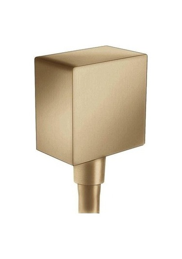 Hansgrohe Fıxfıt Fıxfıt Gonye Cıkıs Square Vek Valf Ile Mat Bronz 26455140