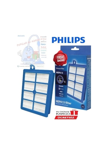 Kampanya Philips Uyumlu Fc 9721 Marathon Ultimate Boru +Hepa13 Filtre