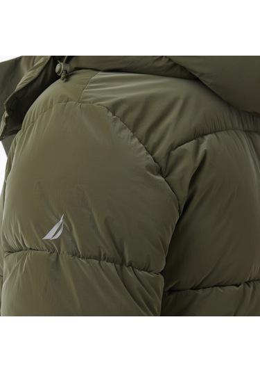 Nautica Erkek Yeşil Regular Fit Mont Düz J57043t Yeşil