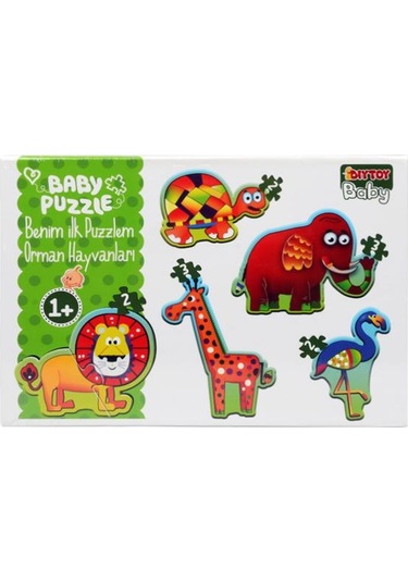 +1 Yaş Orman Hayvanlar Benim Ilk Puzzlem (Diytoy)
