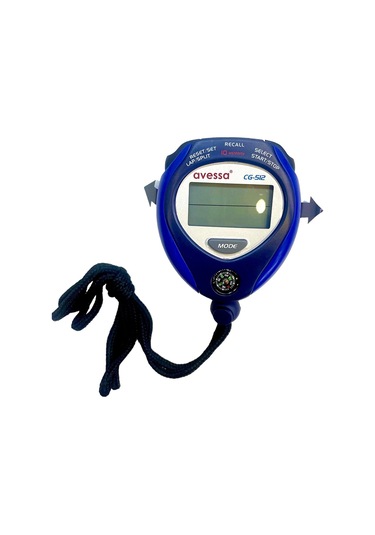 Avessa Cg-512 10 Hafızalı Elektronik Stopwatch Kronometre 10 Lap