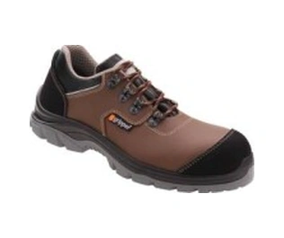 Gripper Grayz Gpr-214 S2 Kompozit Burunlu Kahverengi Siyah Deri Bağcıklı İş Ayakkabısı K Kahverengi