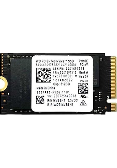 Western Digital WD SN740 512 GB M.2 2230 NVMe SSD