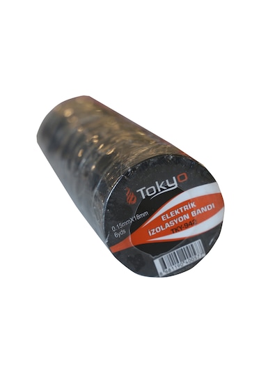 Tokyo Tky-942 Siyah Elektrikli Elektrik Bandı 10Lu  Paket