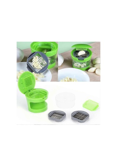 Çok Fonksiyonlu Sarımsak Presi Salıncaklı, Sarımsak Soyma Tüplü S Çok Renkli