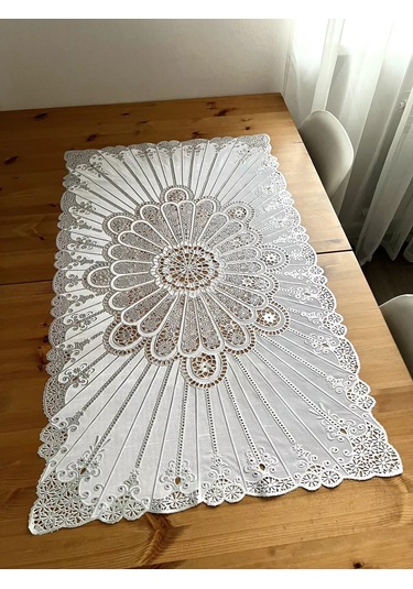 Best Price 34 Dikdörtgen Masa Örtüsü 208266844 Gri