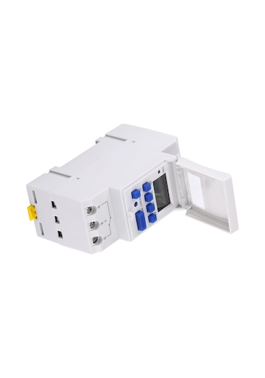 Mufunye Günlük/haftalık Programlı Sayısal Zaman Açma-kapama Anahtarı Thc15a 24v , 16 Açma-kapama, Dakika Hassasiyeti, Lcd Ekranlı, Endüstriyel Kullanim