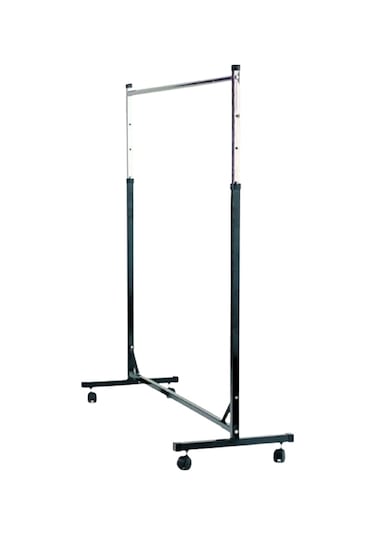 Tekli Ayarlı Askılık Stant, Mağaza Standı, Orta Stant Siyah