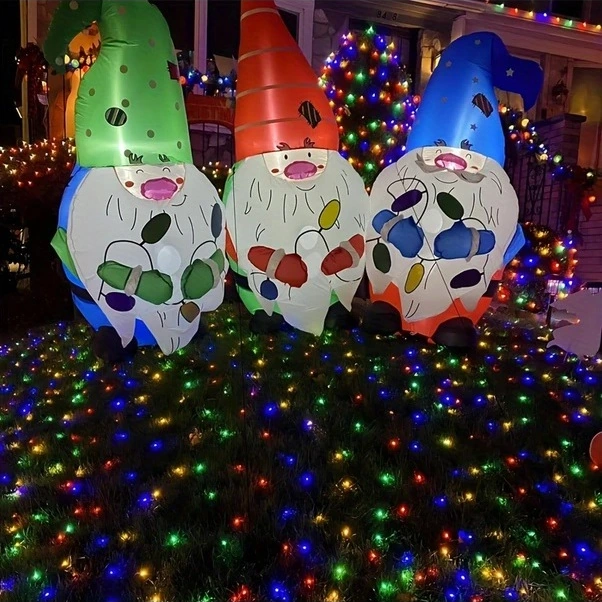 Trendooze Işıltılı Irılucn Solar Led Aydınlatma 300 Işık 8 Mod Bahçe Ağaç Noel Parti