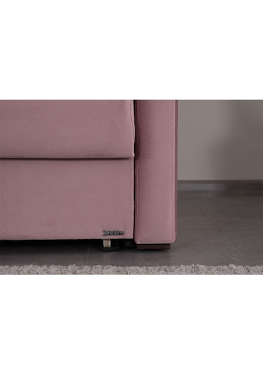 Kilim Mobilya Adonis Tekli Refakatçi Koltuğu Tek Kişilik Yatak Olabilen Koltuk Pembe
