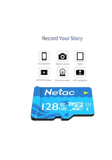 Gajeena Netac P500 16gb Mikro Sd Kart - Uhs-1 Class10, 80mb/s Hızlı Okuma, Kameralar, Araç Kaydediciler İçin Dayanıklı Hafıza Kartı