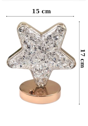 Dekoratif Yıldız Masa Lambası Usb Şarjlı Led Gece Lambası