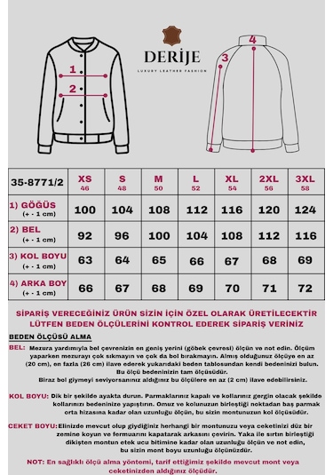 Derije Modric Hakiki Deri Erkek Siyah Biker Motorcu Tarzı Mont