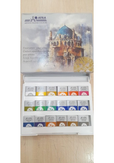 Afra Taş Tablet Sulu Boya 18 Li Orta Boy