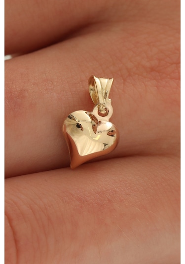 14 Ayar Altın Kalp Kolye Ucu N11.1931
