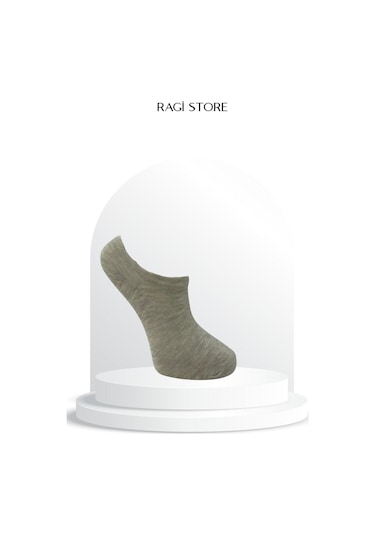 Ragi Store 8'li Sıfır Bilek Unisex Çorap Gri