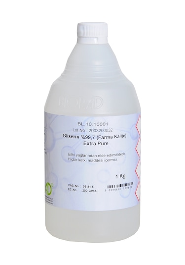 Biorad Bitkisel Gliserin %99.7 Saflıkta 1Kg. Helal Sertifika...