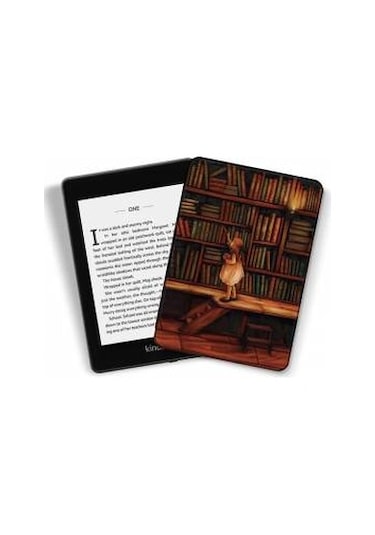 Cosmostech Amazon Kindle Paperwhite 4 Kılıfı Desenli