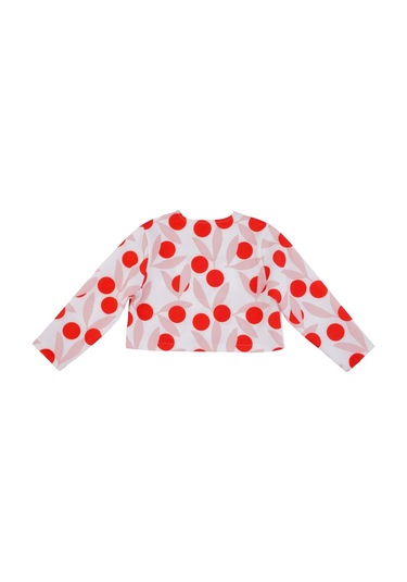 Bestkids Kız Çocuk Desenli Crop Ceket 001