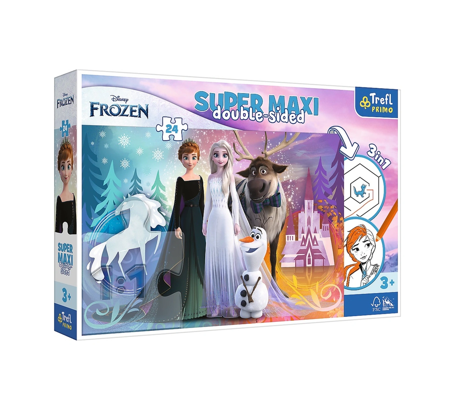 Trefl 24 Parça Puzzle Süper Maxi Frozen 2 - Karlar Ülkesi Elsa Anna ...