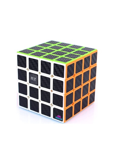 Qiyi Qiyuan S 4x4 Karbon Fiber Zeka Küpü Akıl Küpü Rübik Küp