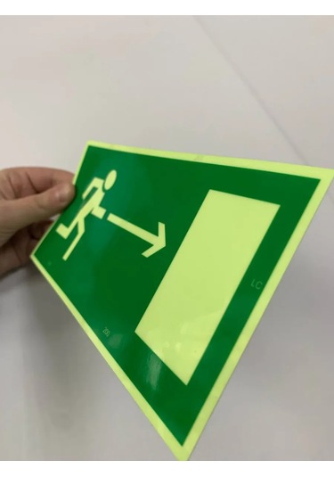 Zelenyj Perec Fotolüminesan Yangın Güvenliği İşareti E03 226516749