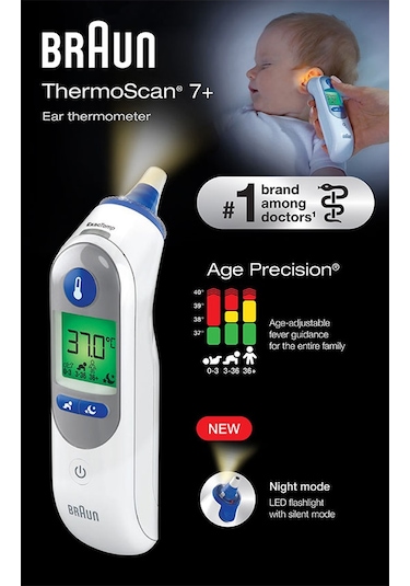 Braun IRT6525 Thermoscan 7+ Kulaktan Ateş Ölçer