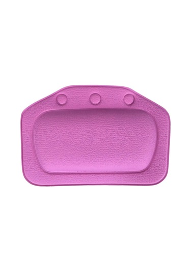 Mor Boyun Küvet Yastık Yumuşak Kafalık Vantuzlu Spa Banyo Yastığı Pvc Banyo Malzemeleri 21 31 Cm Banyo Aksesuarları Mor