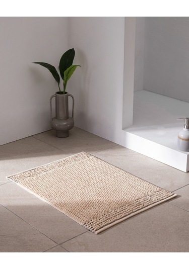 Chevere %100 Pamuk Ayak Havlusu - Bej 8684427204986 Ekru