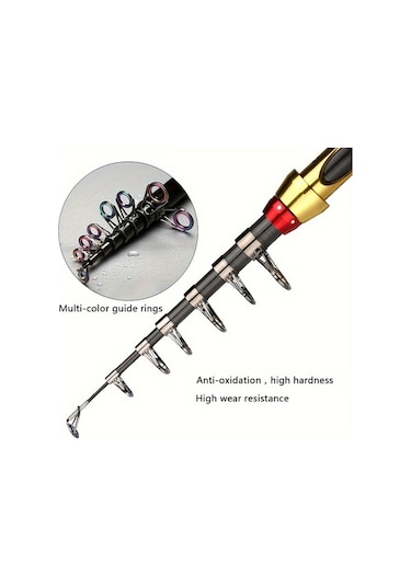 Sandwich 1 Adet Premium %99 Karbon Fiber Teleskopik Olta 3m Yüksek Kaliteli Angajman İçin Uygun 3m