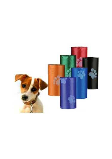 Büro Ev Evcil Hayvanı İçin 3adet Pati Desenli Kaka Poşeti Seti