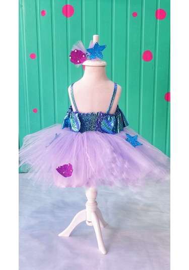 Pano Kids Deniz Kızı Kostümü Çok Renkli