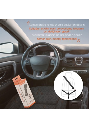 Gezenbebe Hamilelik Emniyet Kemeri Ayarlayıcısı