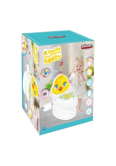 Pilsan Eğitici Civciv Klozet Beyaz - Sarı