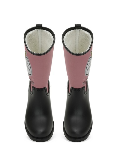 Bınono Elıs F 3pr Siyah Kız Çocuk Yağmur Çizmesi 000000000101487184 Pembe - Siyah