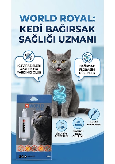 Kedi İç Parazit Bağırsak Rahatlatıcı