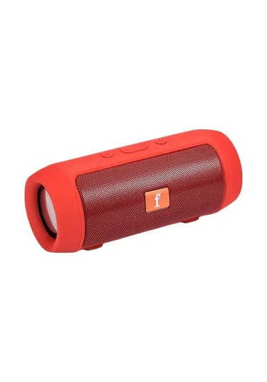 Primepickings Red Portable Kablosuz Hoparlör T-flash Usb Bellek Çalarlı Bass Ses Yüksek Volüm Uzun Ömür