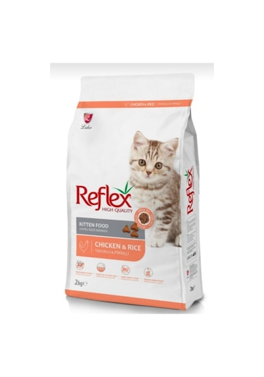 Reflex Kitten Tavuk Etli Pirinçli Yavru Kedi Maması 2 KG