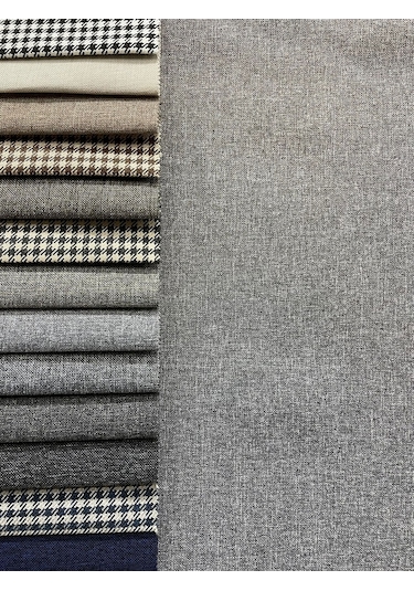 Enesar Home Açik Gri Döşemelik Keten Kumaş Premium Dokuma 9953 100 x 140 cm