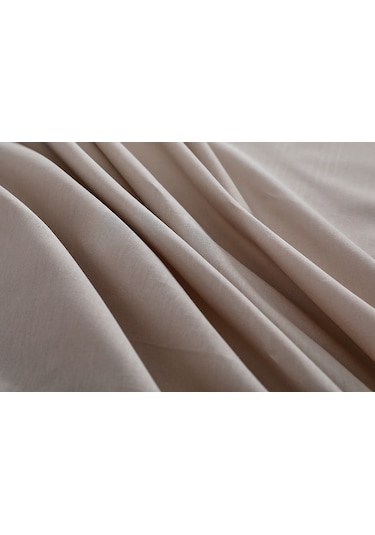 Doqu Home Colourful Fitted Çarşaf Tek Kişilik - Bej