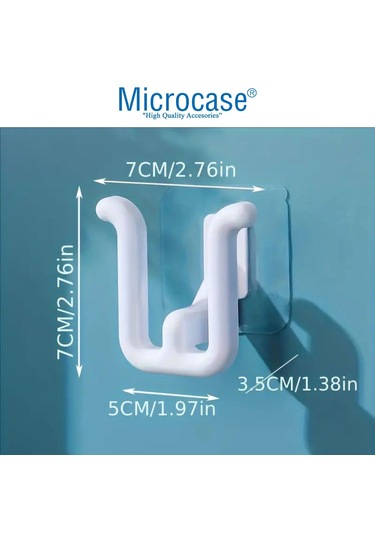 Güçlü Plastik Yapışkanlı Banyo Hol Vb. Terlik Askılığı Al4469-2ad