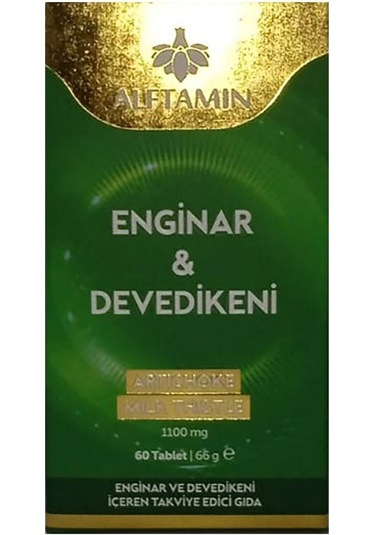 Alftamin Enginar & Devedikeni 1100 Mg 60 Tablet