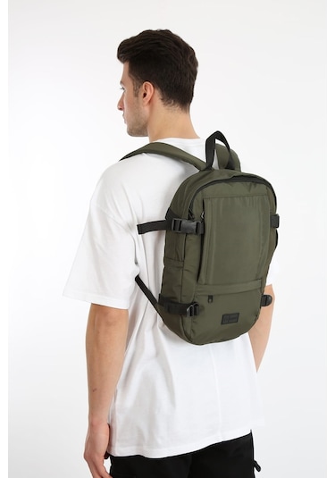 Bagslap Haki Su Geçirmez Kumaş Sırt Çantası 1028