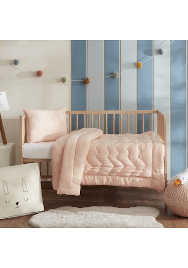 Karaca Home Bebek Arden Yastık Yorgan Seti Pembe
